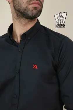 پیراهن مشکی مردانه ZARA کد 674 درفروشگاه انلاین ونوس مد