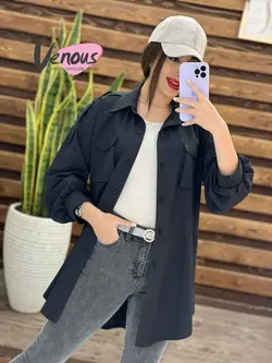 خرید اینترنتی و حضوری مانتو الیزه کد 1253 در مجموعه ونوس مد