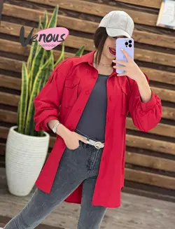 خرید اینترنتی و حضوری مانتو الیزه کد 1253 در مجموعه ونوس مد