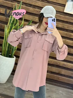 خرید اینترنتی و حضوری مانتو الیزه کد 1253 در مجموعه ونوس مد