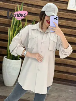 خرید اینترنتی و حضوری مانتو الیزه کد 1253 در مجموعه ونوس مد