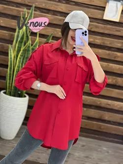 خرید اینترنتی و حضوری مانتو الیزه کد 1253 در مجموعه ونوس مد