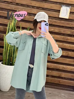 خرید اینترنتی و حضوری مانتو الیزه کد 1253 در مجموعه ونوس مد