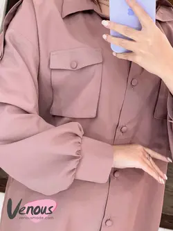 خرید اینترنتی و حضوری مانتو الیزه کد 1253 در مجموعه ونوس مد