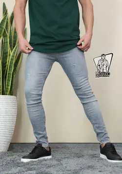 شلوار جین طوسی روشن ZARA کد 660 شیک و خاص در مجموعه ونوس مد