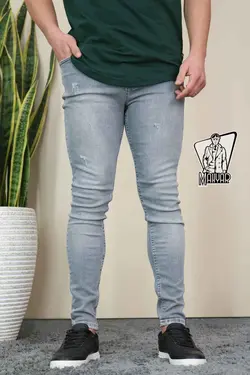 شلوار جین طوسی روشن ZARA کد 660 شیک و خاص در مجموعه ونوس مد