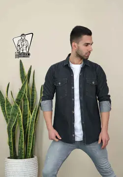 پیراهن جین ذغالی ATA کد 657 در فروشگاه انلاین ونوس مد