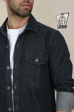 پیراهن جین ذغالی ATA کد 657 در فروشگاه انلاین ونوس مد