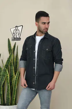 پیراهن جین ذغالی ATA کد 657 در فروشگاه انلاین ونوس مد