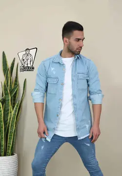 پیراهن جین زاپ دار ATA کد 652 در فروشگاه انلاین ونوس مد