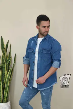 پیراهن جین زاپ دار ATA کد 652 در فروشگاه انلاین ونوس مد