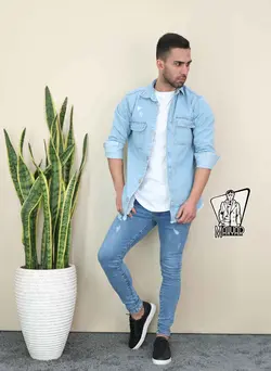 پیراهن جین زاپ دار ATA کد 652 در فروشگاه انلاین ونوس مد