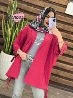 خرید اینترنتی مانتو پانچ آستین حلقه کد 1237 فروشگاه ونوس مد