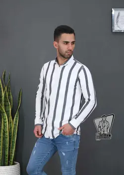 پیراهن راه راه مردانه POLO کد 650 انلاین و حضوری در ونوس مد