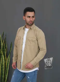 پیراهن مردانه کتان BERSHKA کد 649 در مجموعه اینترنتی ونوس مد