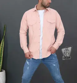 پیراهن مردانه کتان BERSHKA کد 649 در مجموعه اینترنتی ونوس مد