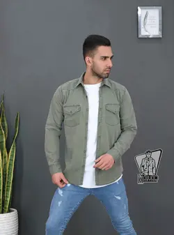 پیراهن مردانه کتان BERSHKA کد 649 در مجموعه اینترنتی ونوس مد