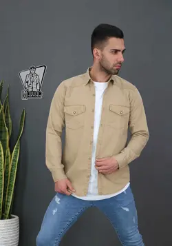 پیراهن مردانه کتان BERSHKA کد 649 در مجموعه اینترنتی ونوس مد