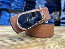 کمربند عسلی چرم CATDER کد 637 درفروشگاه  اینترنتی ونوس مد
