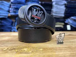 کمربند مشکی مردانه MASERATI کد 635 درفروشگاه انلاین ونوس مد