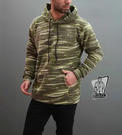هودی چریکی پشمی کد 619 شیک و جذاب با فروشگاه انلاین ونوس مد