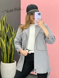 خرید اینترنتی مانتو کتی جیب پاکتی کد 1187فروشگاه بزرگ ونوسمد