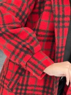 خرید اینترنتی و حضوری پالتو چهارخونه فوتر کد 1130 ونوس مد