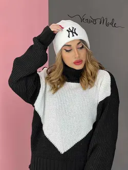 خرید اینترنتی کلاه بافت NY کد 1084 مجموعه ونوس مد