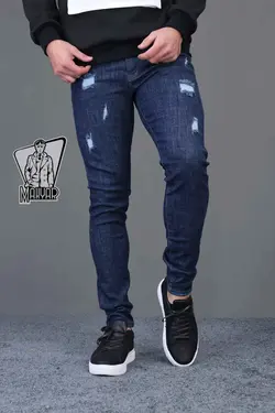 شلوار جین سورمه ای زاپ دار TOMMY کد 513 در مجموعه ونوس مد