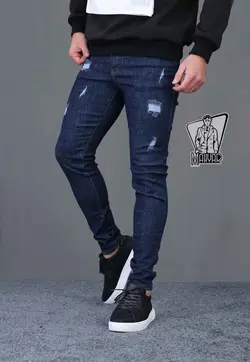 شلوار جین سورمه ای زاپ دار TOMMY کد 513 در مجموعه ونوس مد