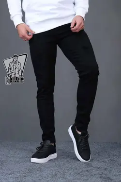 شلوار جین مشکی زاپ دار TOMMY کد 511 فروشگاه انلاین ونوس مد