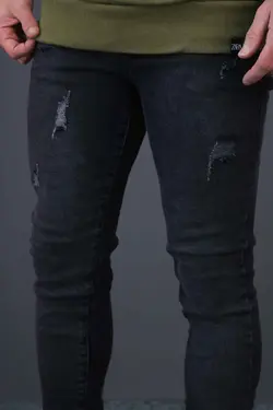 شلوار جین طوسی تیره TOMMY کد 510 در مجموعه اینترنتی ونوس مد