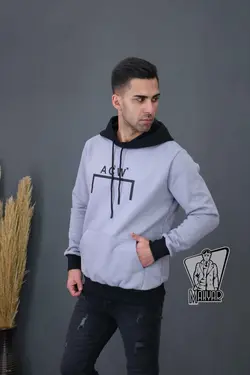 هودی کلاهدار دو رنگ ACW کد 507 درفروشگاه اینترنتی ونوس مد