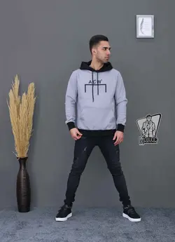 هودی کلاهدار دو رنگ ACW کد 507 درفروشگاه اینترنتی ونوس مد