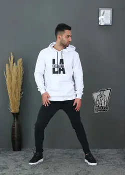 هودی کلاهدار ساده LA کد 481  شیک و جذاب در فروشگاه ونوس مد