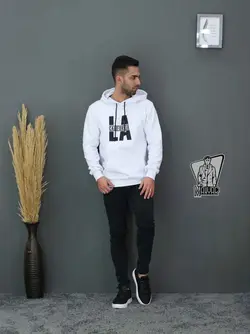 هودی کلاهدار ساده LA کد 481  شیک و جذاب در فروشگاه ونوس مد