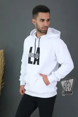 هودی کلاهدار ساده LA کد 481  شیک و جذاب در فروشگاه ونوس مد