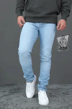 شلوار جین اسلیم آبی روشن TOMMY کد 476 در مجموعه ونوس مد