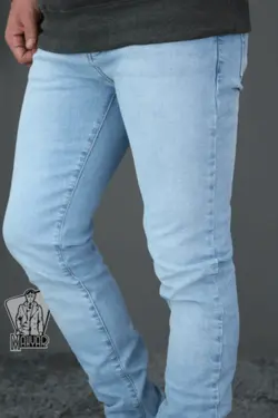 شلوار جین اسلیم آبی روشن TOMMY کد 476 در مجموعه ونوس مد