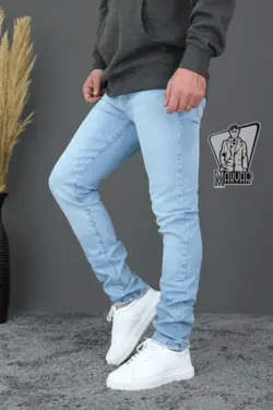 شلوار جین اسلیم آبی روشن TOMMY کد 476 در مجموعه ونوس مد