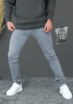 شلوار جین اسلیم طوسیTOMMY کد 474 در مجموعه  انلاین ونوس مد