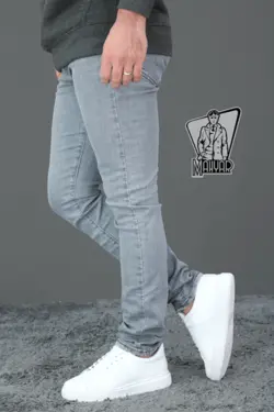 شلوار جین اسلیم طوسیTOMMY کد 474 در مجموعه  انلاین ونوس مد