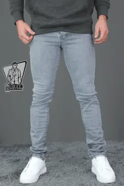 شلوار جین اسلیم طوسیTOMMY کد 474 در مجموعه  انلاین ونوس مد