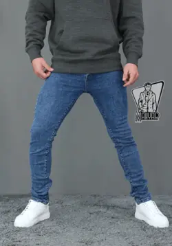 شلوار جین اسلیم آبی تیرهTOMMY کد 473  در مجموعه ونوس مد