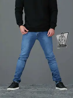 شلوار جین اسلیم آبی TOMMY کد 453خاص و شیک در مجموعه ونوس مد