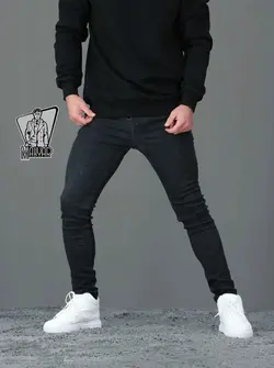 شلوار جین ذغالی H&M کد 451 شیک وخاص بافروشگاه انلاین ونوس مد