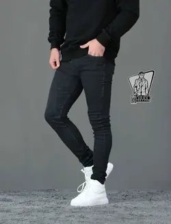 شلوار جین ذغالی H&M کد 451 شیک وخاص بافروشگاه انلاین ونوس مد