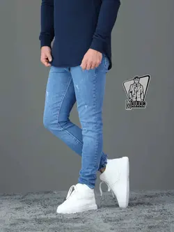 شلوار جین آبی روشن ZARA کد 441 شیک و خاص در مجموعه ونوس مد