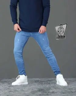 شلوار جین آبی روشن ZARA کد 441 شیک و خاص در مجموعه ونوس مد