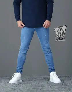 شلوار جین آبی روشن ZARA کد 441 شیک و خاص در مجموعه ونوس مد